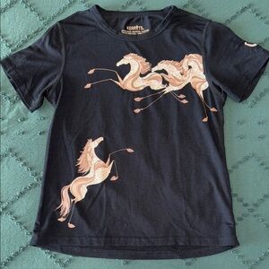 Girls Western Horse Top